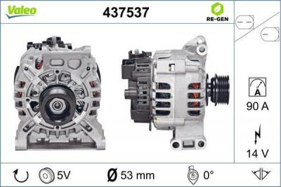 VALEO Alternateur REMANUFACTURED PREMIUM 437537 