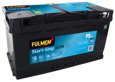FULMEN  Batterie auto START-STOP AGM FK950 (+ droite) 12V 95AH 850A