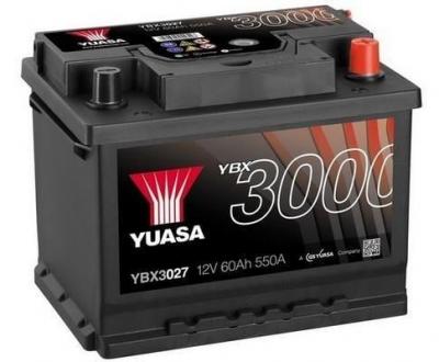 YUASA  - Batterie voiture YBX3027 12V 62Ah 550A