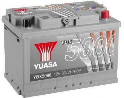 YUASA Batterie  Silver YBX5096 12v 80ah 740A Hautes performances