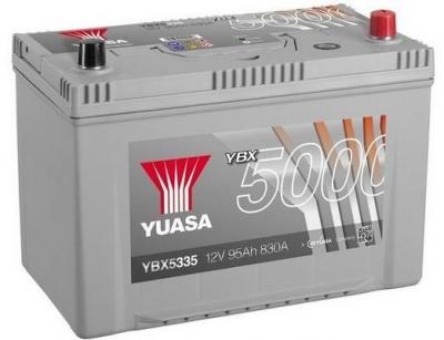 YUASA Batterie  Silver YBX5335 12v 100ah 830A Hautes performances D31D
