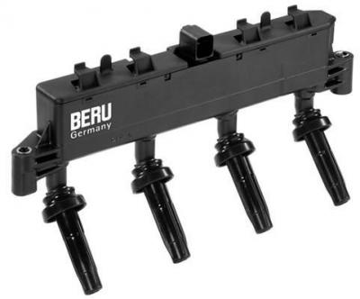 Bobina Di Accensione BERU BEZS454 - Compatibile Renault Clio, Kangoo, Twingo