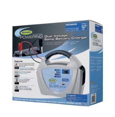 RING  Chargeur de batterie 6/12 Volts 6 Amp  RECB206