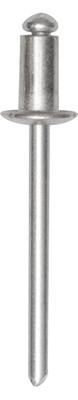 RESTAGRAF Rivet Aluminium Standard en Sachet, 4.8mm x 8mm, Lot de 88