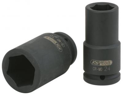 KS TOOLS  515.1437 Douille Longue &agrave; Chocs 6 Pans 3/4'', 37 mm