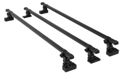 MONT BLANC Pack Complet 3 Barres De Toit Avec Fixations Montblanc Prorack 310 Acier