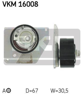 SKF  Galet tendeur (courroie de distribution) VKM 16008