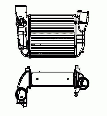 NRF  Intercooler (&eacute;changeur d'air) 30756