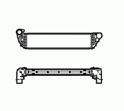 NRF  Intercooler (&eacute;changeur d'air) 30859 RENAULT ESPACE