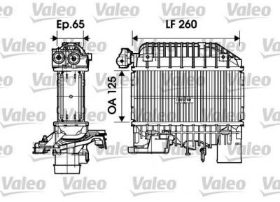 VALEO Intercooler radiateur de turbo  817698 (X1)