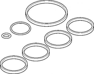 ELRING Jeu de joints d'&eacute;tanch&eacute;it&eacute;, collecteur d'admission  444.760