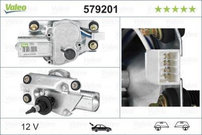 VALEO  Moteur d'essuie-glace pour ROVER: 25, 200 Series (Ref: 579201)