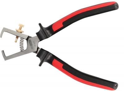KS TOOLS KSTools 115.1014 Pince &agrave; D&eacute;nuder KS&agrave; Poign&eacute;e Bicomposants L. 165 mm