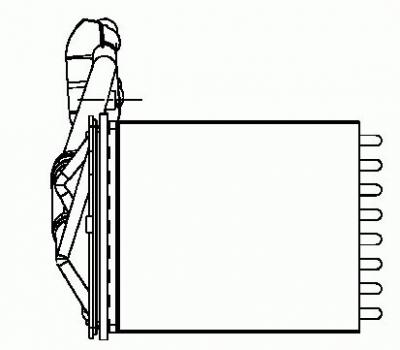 NRF  Radiateur de chauffage 53641 FORD KA