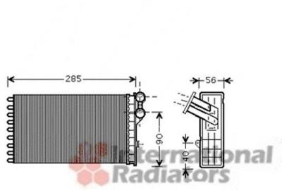Radiateur Chauffage pour Citroen C4 version : Toutes  de 2004 &agrave; 2010