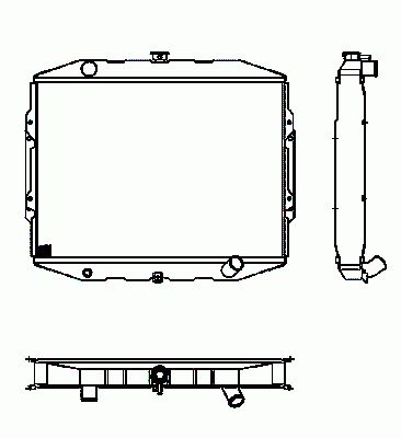 NRF Radiateur, refroidissement du moteur  504125