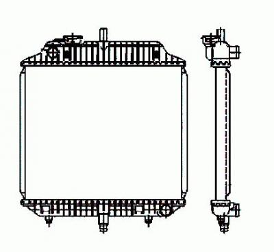 NRF Radiateur, refroidissement du moteur  504271