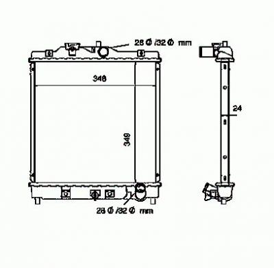 NRF  506750 Radiateur, refroidissement du moteur