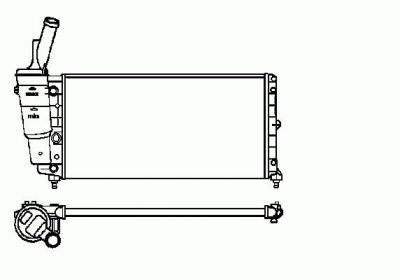 NRF Radiateur, refroidissement du moteur  53226