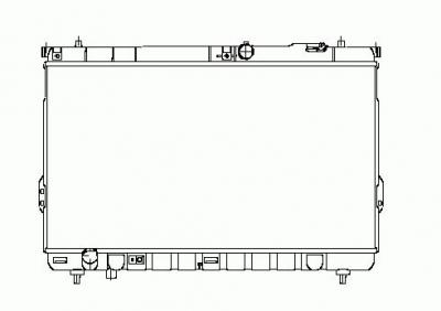 NRF  53358 Radiateur, refroidissement du moteur