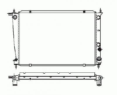 NRF Radiateur de refroidissement  53371 (X1)