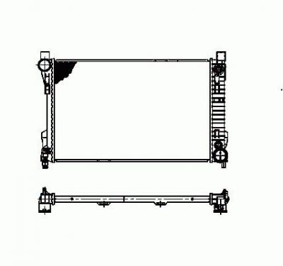 NRF  53419 Radiateur, refroidissement du moteur