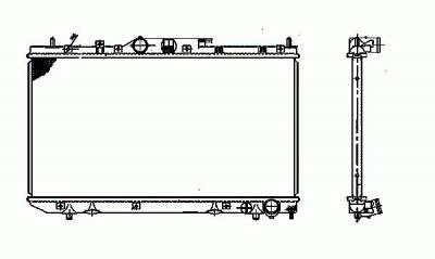 NRF 53420 Radiateur, refroidissement du moteur