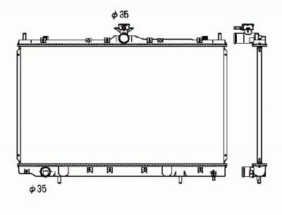 NRF  53431 Radiateur, refroidissement du moteur
