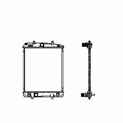 NRF Radiateur, refroidissement du moteur  53460
