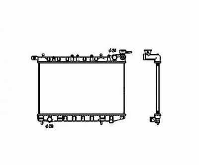 NRF  53583 Radiateur, refroidissement du moteur