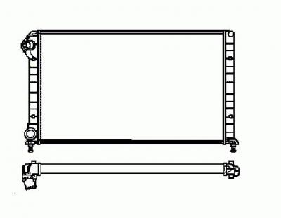 NRF Radiateur, refroidissement du moteur  53627