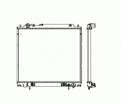 NRF  55343 Radiateur, refroidissement du moteur