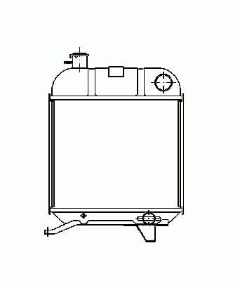 NRF Radiateur de refroidissement  57100 (X1)