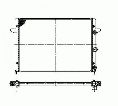 NRF  58027 Radiateur, refroidissement du moteur
