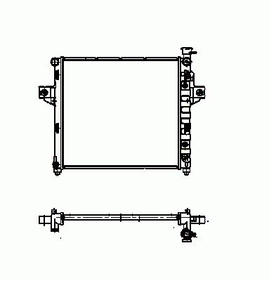 NRF  58113 Radiateur, refroidissement du moteur