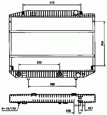 NRF  58131 Radiateur, refroidissement du moteur
