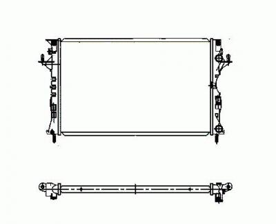 NRF  58319 Radiateur, refroidissement du moteur