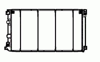NRF Radiateur, refroidissement du moteur  58324
