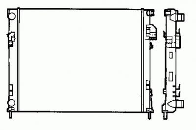NRF  58333 Radiateur, refroidissement du moteur