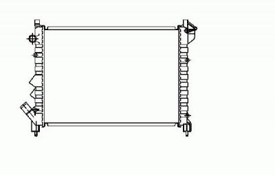 NRF  58943 Radiateur, refroidissement du moteur