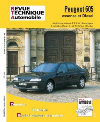 ETAI E.T.A.I - Revue Technique Automobile 704.2 - PEUGEOT 605 - 1989 &agrave; 1999