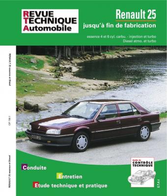 [ETAI] E.T.A.I - Revue Technique Automobile 730.1 - RENAULT R25 - 1984 &agrave; 1992