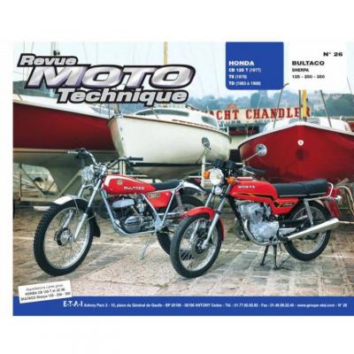 ETAI Revue Moto Technique 26 Honda CB125T-TII-TD / Bultaco Sherpa 125-350