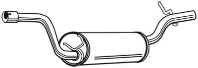 WALKER Silencieux arriere  23110 (X1)
