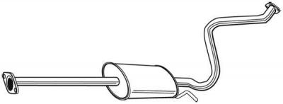 WALKER  Silencieux interm&eacute;diaire 23042 HYUNDAI GETZ