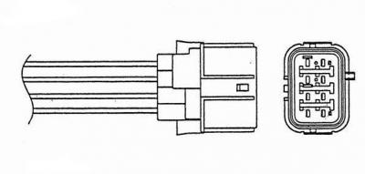 NTK NGK Sonde lambda 0025 HONDA CIVIC