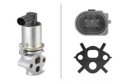 HELLA  6Nu 010 171-371 Vanne Egr - &Eacute;lectronique - 5P&ocirc;le - Avec Joint D'&Eacute;tanch&eacute;ite