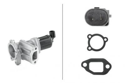 HELLA  6Nu 010 171-451 Vanne Egr - &Eacute;lectronique - 2P&ocirc;le - Avec Joints