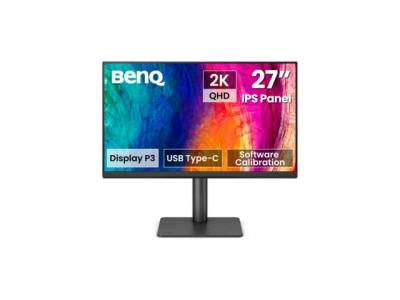 BENQ  PD2706QN 27"" LED IPS QHD 100Hz Haut-parleurs Hauteur r&eacute;glable Pantone Valid&eacute; USB-C