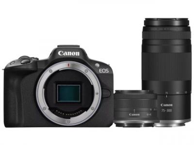 Canon Eos R50 + RF-S 18-45mm f/4.5-6.3 IS STM + RF 75-300mm f/4-5.6